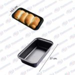 MOLDE P/ PAN ANTIHADERENTE 27X14,5 CM KC06947 (CJA X 100)