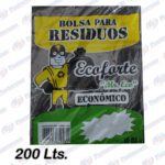 BOLSA P/ RESIDUO 200LT NEGRO ECO FORTE (75X85X20)