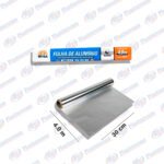PAPEL ALUMINIO WYDA 30CMX4M 5 MICRAS (CJA X 25)