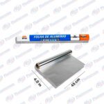 PAPEL ALUMINIO WYDA 45CMX4M 5 MICRAS