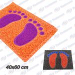 ALFOMBRA FORMA DE PIE 40X60 HW04586