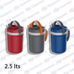 TERMO TERMOLAR 2.5LT P/AGUA FRIA ROJO-GRIS - AZUL-ROSA