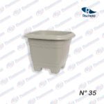 PLANTERA CUADRADO AREIA Nº35 RISCHIOTO 9651