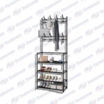 PERCHERO  C/ZAPATERO 80X29.5X171CM TX-957 (5 CAPAS)