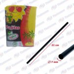 PAJITA PARA TRAGO NEGRO BIOGENIC (FARDO 40UNID)