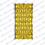 CORTINA INFLABLE DORADO 70X140CM 195-D