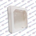 CAJA P/TORTA C/VISOR BLANCA 25X25X6 (GER006)