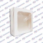 CAJA C/VISOR BLANCO P/REGALO 22X22X7 (GER007)