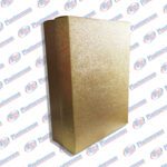 CAJA C/PURPURINA DORADO 23X30X9 91996