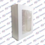 CAJA 34X26X10 MADERA/BLANCO 91918