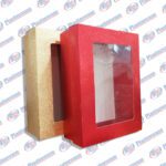 CAJA C/PURPURINA ROJO Y DORADO 20X26X8 (91997-91998)