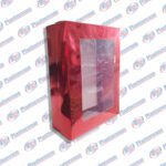 CAJA C/BRILLO ROJO 23X30X9 91995