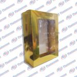 CAJA C/BRILLO DORADO 26X34X10 91994