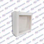 CAJA C/VISOR BLANCO P/REGALO 29X28X9 GER079