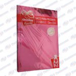 BOLSO METALIZADO 15X22CM BORDO (50UND)