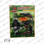 JUGUETE PISTOLA ARMY 27X58CM 17-8