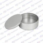 LATITA REDONDA P/DENARIO DE METAL PLATA (10UNID)
