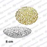 MINI BANDEJITA P/SORPR.. 8CM DORADO/PLATA ED-908