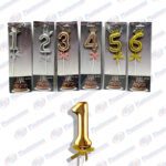 TOPPER NUMERICO ROSE/DORADO/PLATA 0 AL 9 3D520