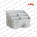 ORGANIZADOR RATTAN 6 DIVISORIAS GRIS NITRON 214.006.059