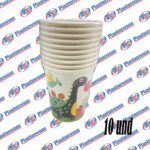 VASO CARTON C/DISEÑO DINOSAURIO PCT-D102 (10UND)