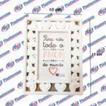 PORTA RETRATO BORDE CORAZON 10X15CM (KS023)