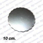 BASE REDONDO MINI TORTA PLATEADO 10CM