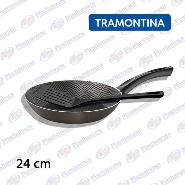 SARTEN 24 CM CON ESPATULA TRAMONTINA