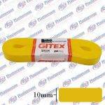 CINTA RASO Nº2 AMARILLO GITEX (10MMX10MTS)