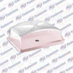 PORTA BOLO RECTANGULAR UZ ROSA