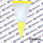 BOLSA CONO P/HUEVO DE PASCUA 12X25CM (50UND)