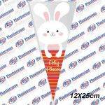 BOLSA CONO P/HUEVO DE PASCUA 12X25CM (50UND)