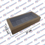 CAJA KFRAFT C/VISOR RECT. 10CAV.