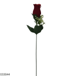VARA DE ROSA ROJA ATERCIOPELADA 35CM (BF1604R)