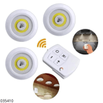SET DE LUZ LED ADHESIVO A CONTROL VIS-61131 (4PCS)