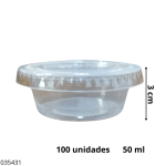 POTE SALSERO C/TAPA 50ML MARUTEX (100UND)