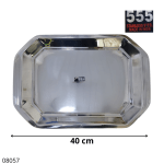 BANDEJA INOX RECTANGULAR 555 VT 40CM