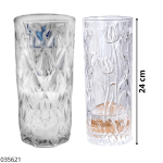 FLORERO DE VIDRIO 24CM QUALITY GLASSWARE (HP009)
