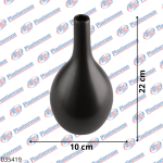 JARRON DE CERAMICA NEGRO