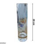 FLORERO PASABACHE CRISTAL 20CM (64150)