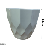 PLANTERA DEKORA BLANCO 20CM (0464B)