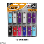 ENCENDEDOR BIC TIRA 12UNID