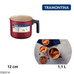 HERVIDOR TURIM 12CM 1.1LT TRAMONTINA 20332/712