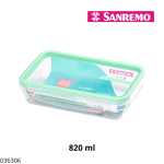 TAPPER RECT. C/TAPA 820ML SANREMO (SR1752/33)