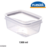 TAPPER C/TAPA HERMETICO 1.3LT PLASUTIL 13923