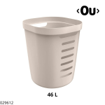 CESTO P/ROPA FLEXIBLE OU 46L BEIGE