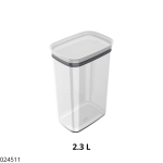 POTE C/TAPA HERMETICO 2.3LT BLANCO OU