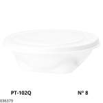 PLATO DE ISOPOR Nº8 TAPA SEPARADA COPOBRAS PT-102Q
