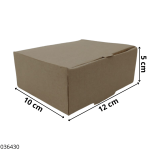 CAJITA MARRON MICRO 10X12X5