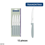 CUCHILLO IPANEMA VERDE TRAMONTINA 23360/025 (12 UND)